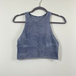 Avocado Workout Tank Grey / Blue Stone Wash